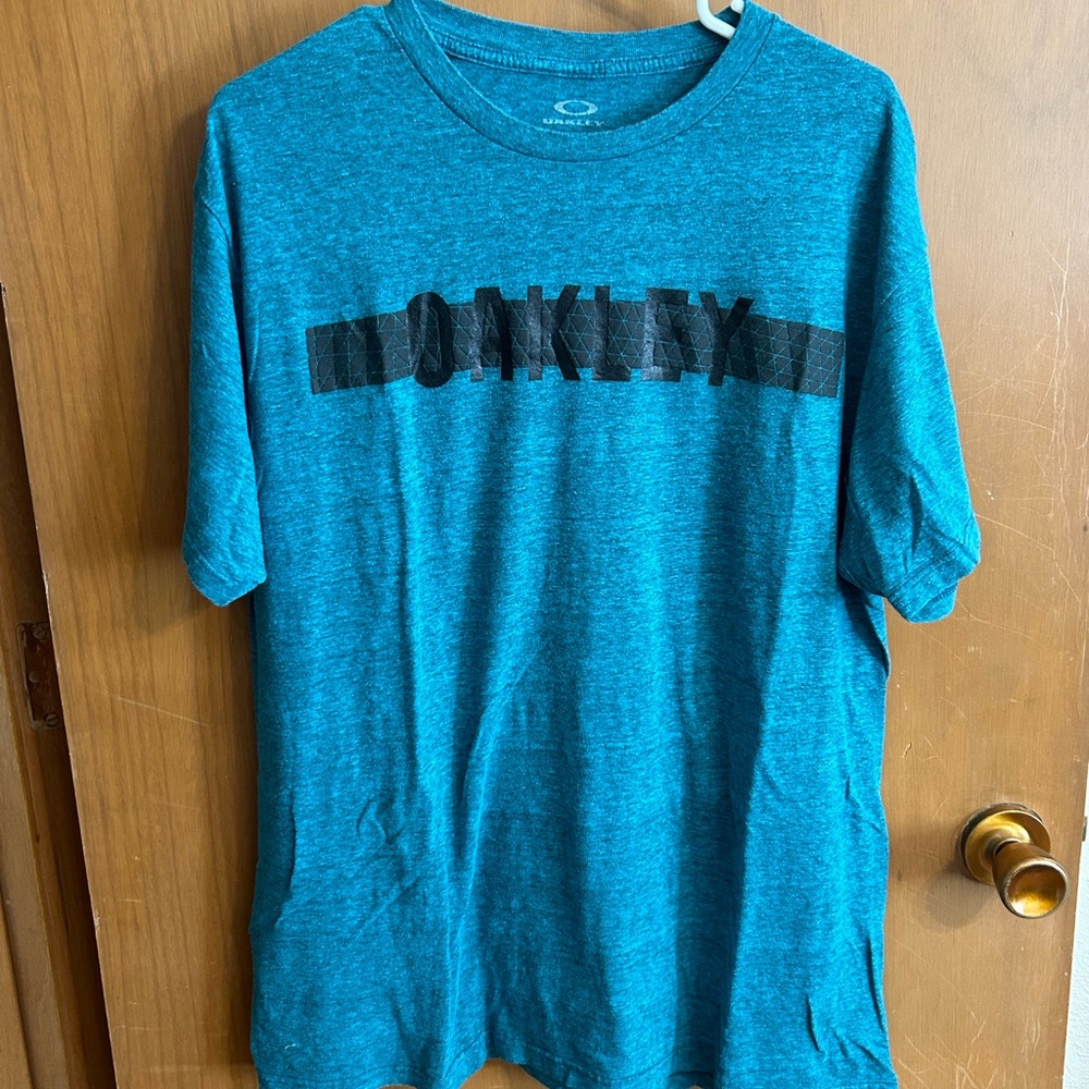 Oakley Men’s Teal Tee Shirt‎ Size XL Made Exclusively for Buckle by Oakley